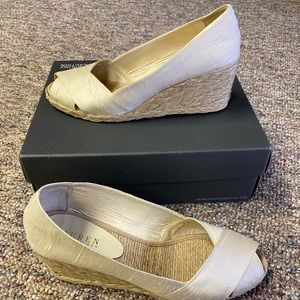 Wide Width Cecilia Champagne Espadrilles